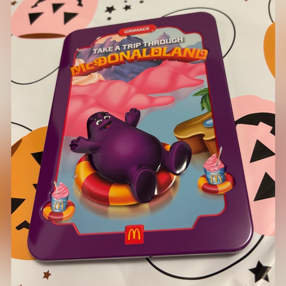 2025 McDonaldland Tin Case Collectable Souvenir (GRIMACE VERSION)